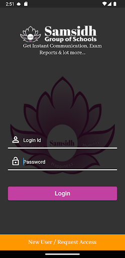 Android application SAMSIDH CONNECT screenshort