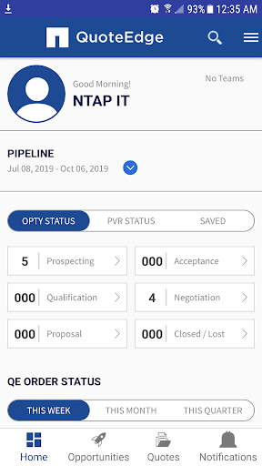 QuoteEdge Mobile Screenshot 1 - AppWisp.com