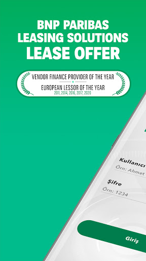 Android application Lease Offer Mobile screenshort