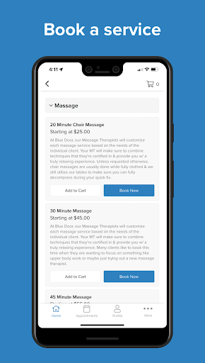 Blue Door Massage and Spa Screen 3
