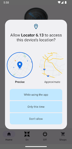 Android application Locator 6.13 screenshort