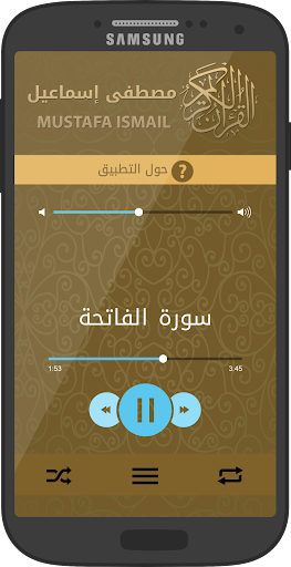 Holy Quran Mustafa Ismail Screen 2