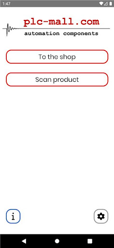 Android application PLC-mall screenshort