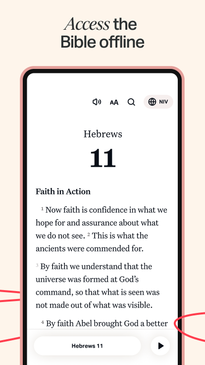 Bible App hors ligne (NIV et KJV) Gratuit 