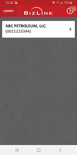 Android application BizLink Mobile screenshort