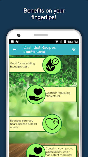 Screenshot of DASH Diet Recipes Offline