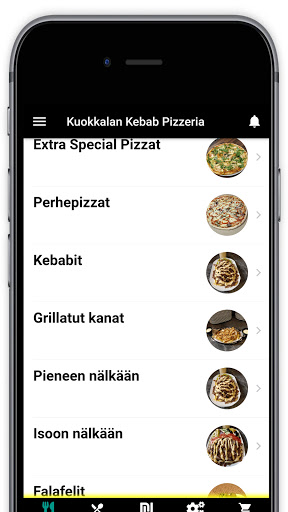 Android application Pizza Posti Outokumpu screenshort