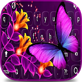 Butterfly and flowers Keyboard icon