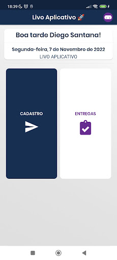 Android application Livo Adm screenshort