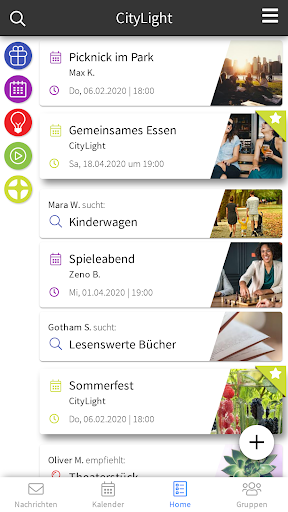 Android application CityLight screenshort