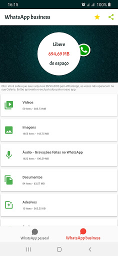 LimpezaWhats (Recomendado) Screen 2