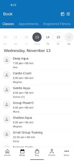 H2O Adventure Fitness Kelowna Screenshot 2 - AppWisp.com