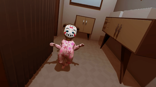 Baby Pink in Scary House