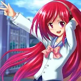 Anime High School Sakura Girl Life: 3D Simulator icon