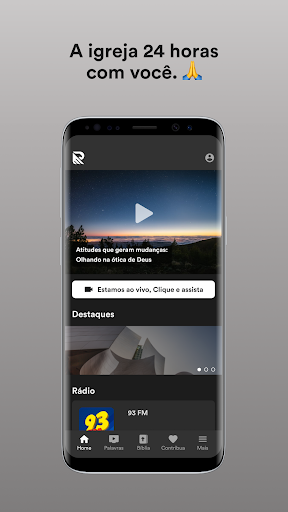 Android application RESGATE CHURCH MINEIROS-GO screenshort
