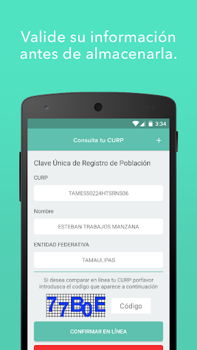 Consulta tu CURP en México Screen 2