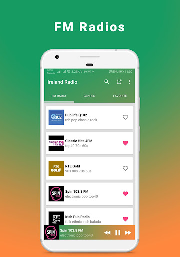 Android application Ireland Radio - Online FM screenshort