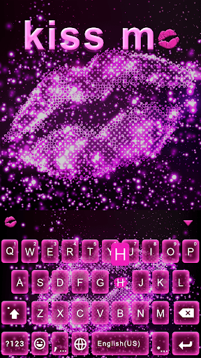 Android application kissme Keyboard Background screenshort