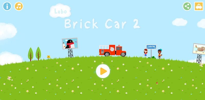 Jogo de crianças de Brick Car2