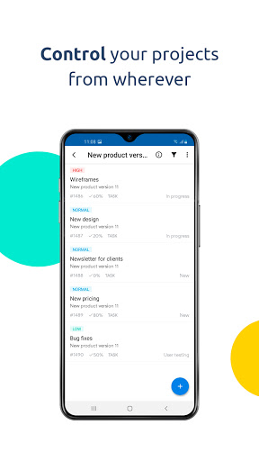 Android application Easy Project screenshort