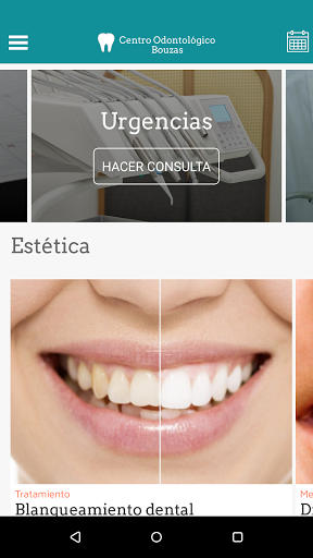 Android application Centro Odontológico Bouzas screenshort