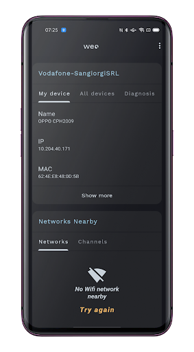 WeeNet - Network Utility Suite Screen 2