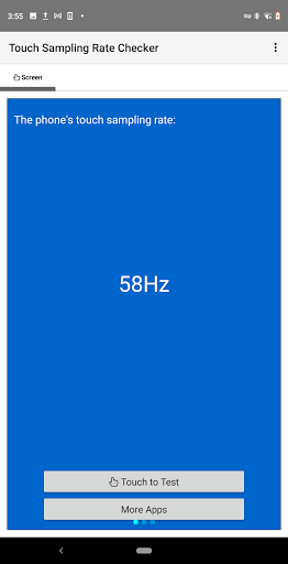 Touch Sampling Rate Checker Screen 2