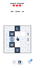 Minesweeper Words - Word Cross Puzzle