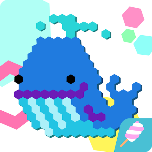 HexaParty - Pixel art coloring book for kids دانلود در ویندوز