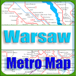 Cover Image of ダウンロード Warsaw Metro Map Offline  APK