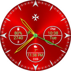 Maltese Cross Watch Face