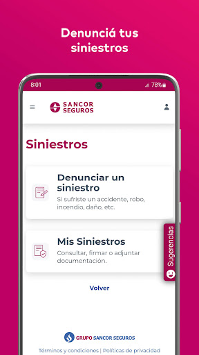Sancor Seguros Screenshot