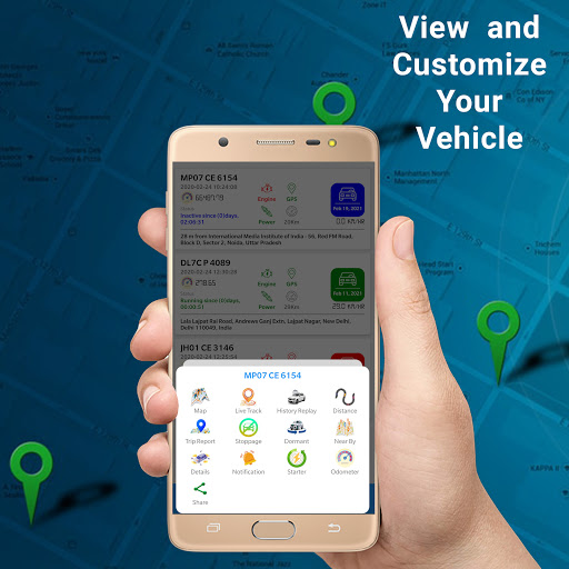 Android application GPS Track screenshort