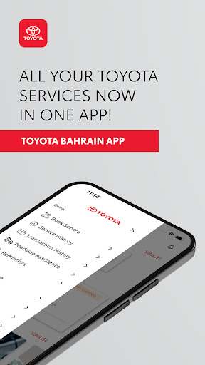 Android application Toyota Bahrain screenshort