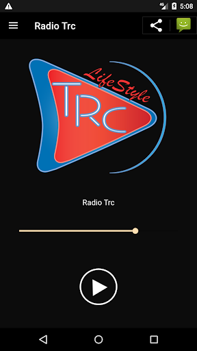 Android application Radio Trc screenshort