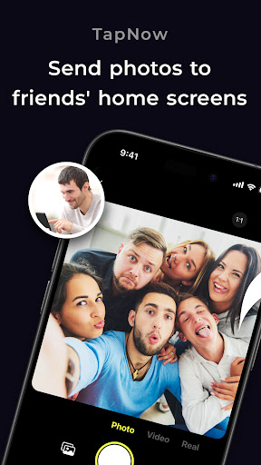 Android application TapNow - Friends on homescreen screenshort