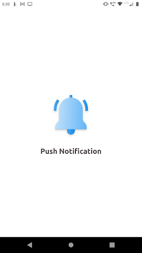 Android application Post Notification screenshort