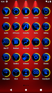 Blue Icon Pack Style 7