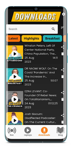 Reality Check Radio Screenshot
