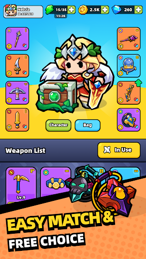 Screenshot of Weapon Master: Backpack Battle