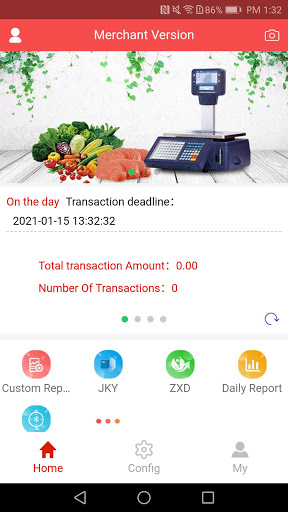 Android application JHScale Merchant screenshort
