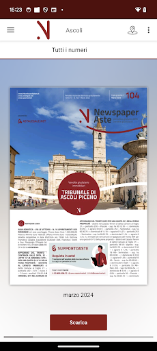 Android application Astalegale Newspaper screenshort