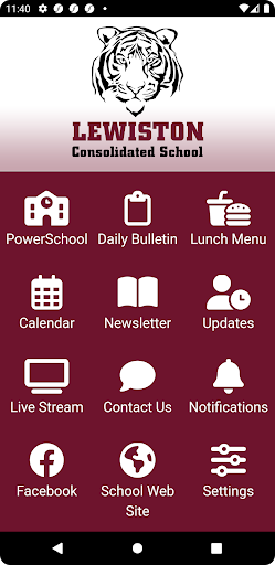 Android application Lewiston Consolidated Schools screenshort