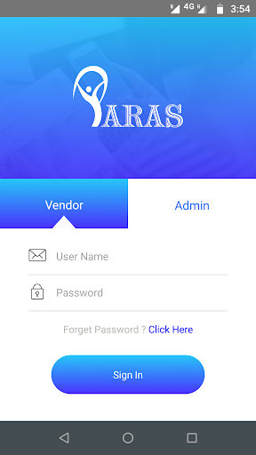 Android application Paras Vendor Portal screenshort