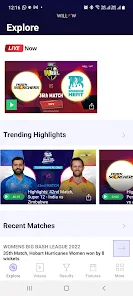 Willow cricket live streaming apk sales