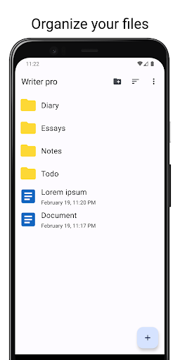 Screenshot of Writer pro - write on the go