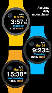 Moon Steps Watch Face Unknown
