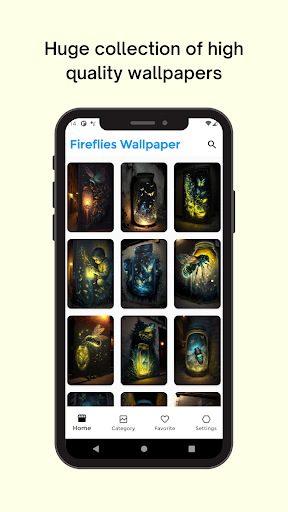 Android application Fireflies Wallpaper HD & 4K screenshort