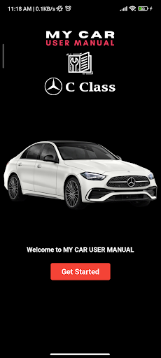 Android application Mercedes C Class User Manual screenshort