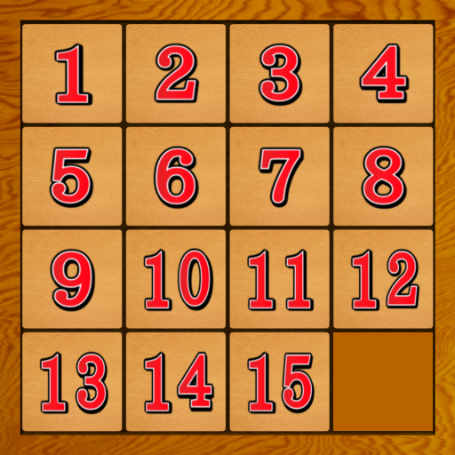 15 puzzle 3D logo